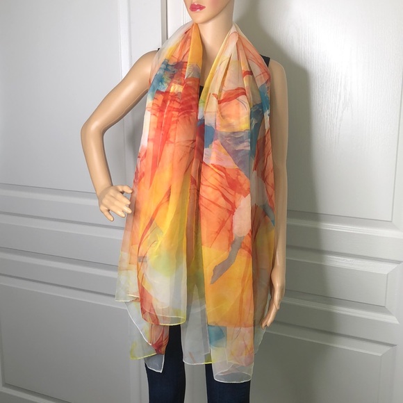 Big Bold & Beautiful Multi Use Scarf Size 52 X 70” - Picture 5 of 14